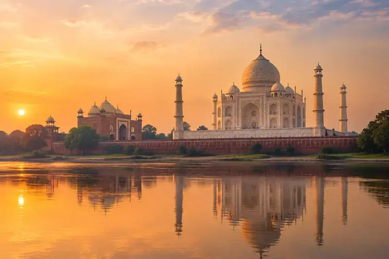 Lucknow to Agra route