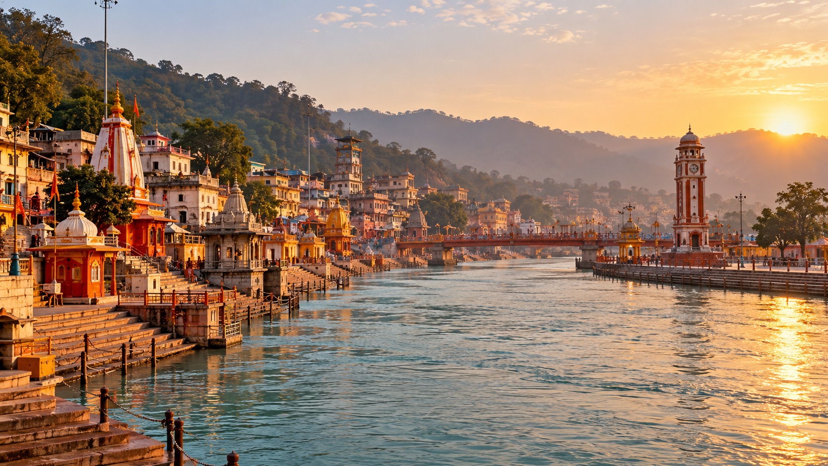 Lucknow to Haridwar route