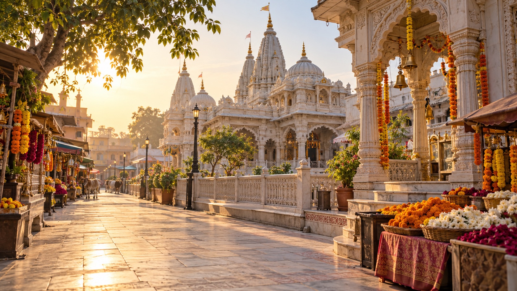 Lucknow to Vrindavan route